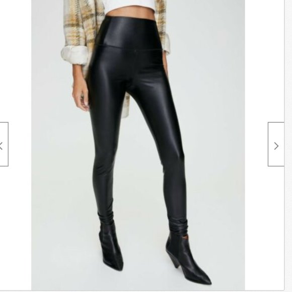 seven for all mankind leather pants